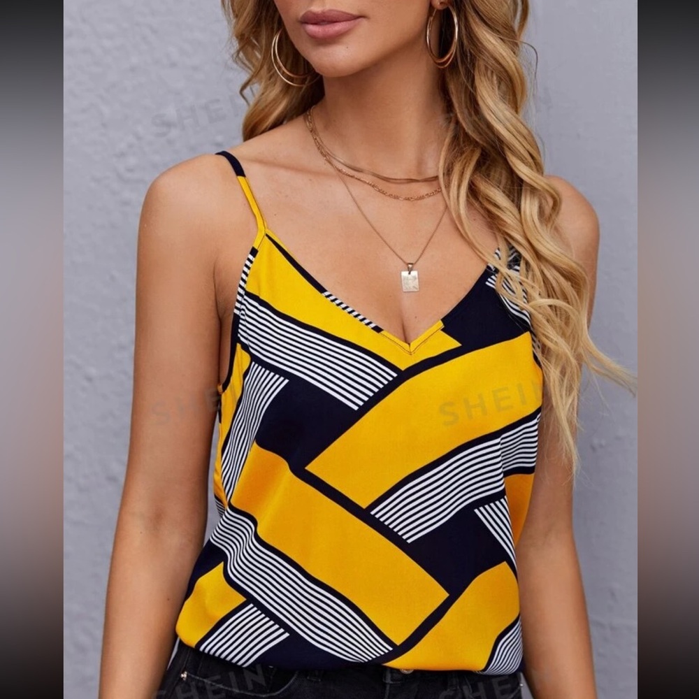 Block Stripe Cami